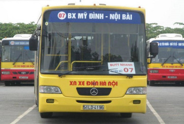 Các tuyến xe buýt (bus) Hà Nội đi sân bay Nội Bài