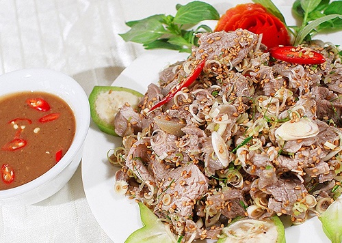 Món thịt dê tái chanh đặc sản của Ninh Bình
