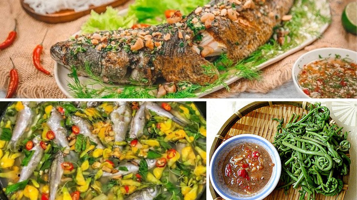 Ẩm thực tại Trà Sư