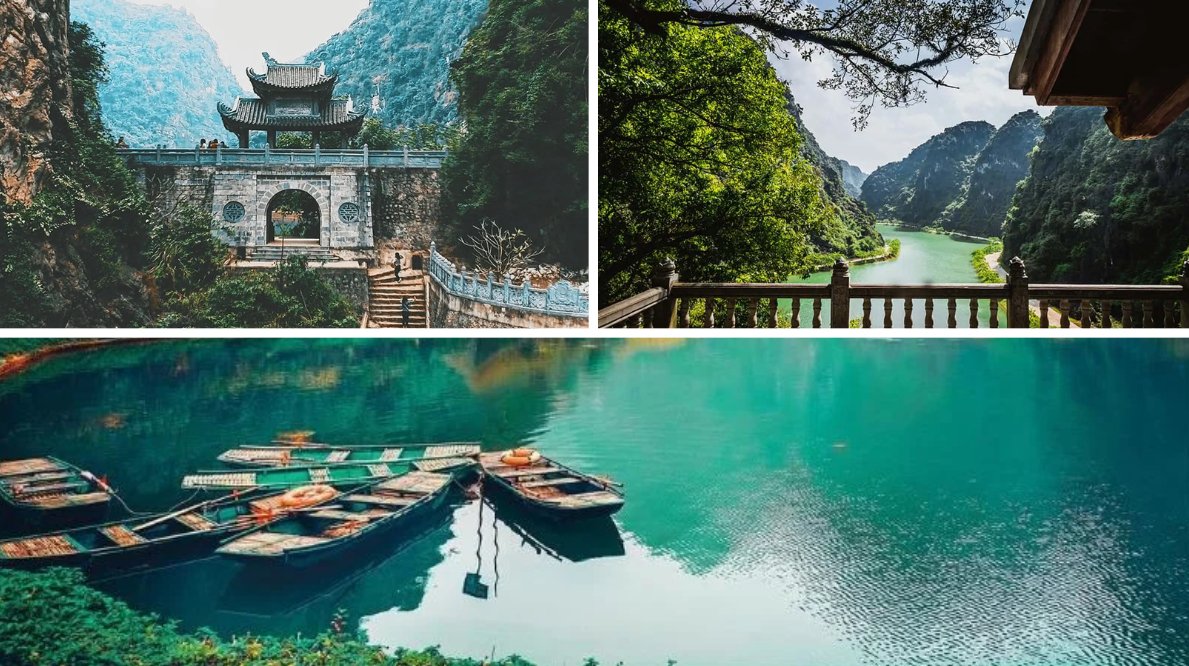 khung cảnh của Tuyệt Tình Cốc Ninh Bình
